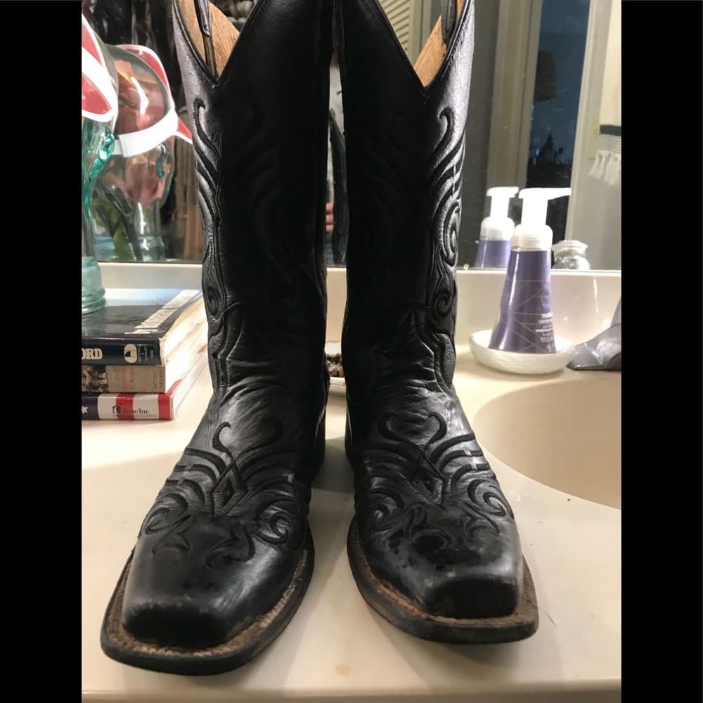 Black Women’s Circle G Cowboy Cowgirl Boots